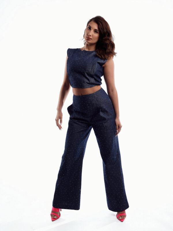 MRCY PANTALONI CELESTE NOIR