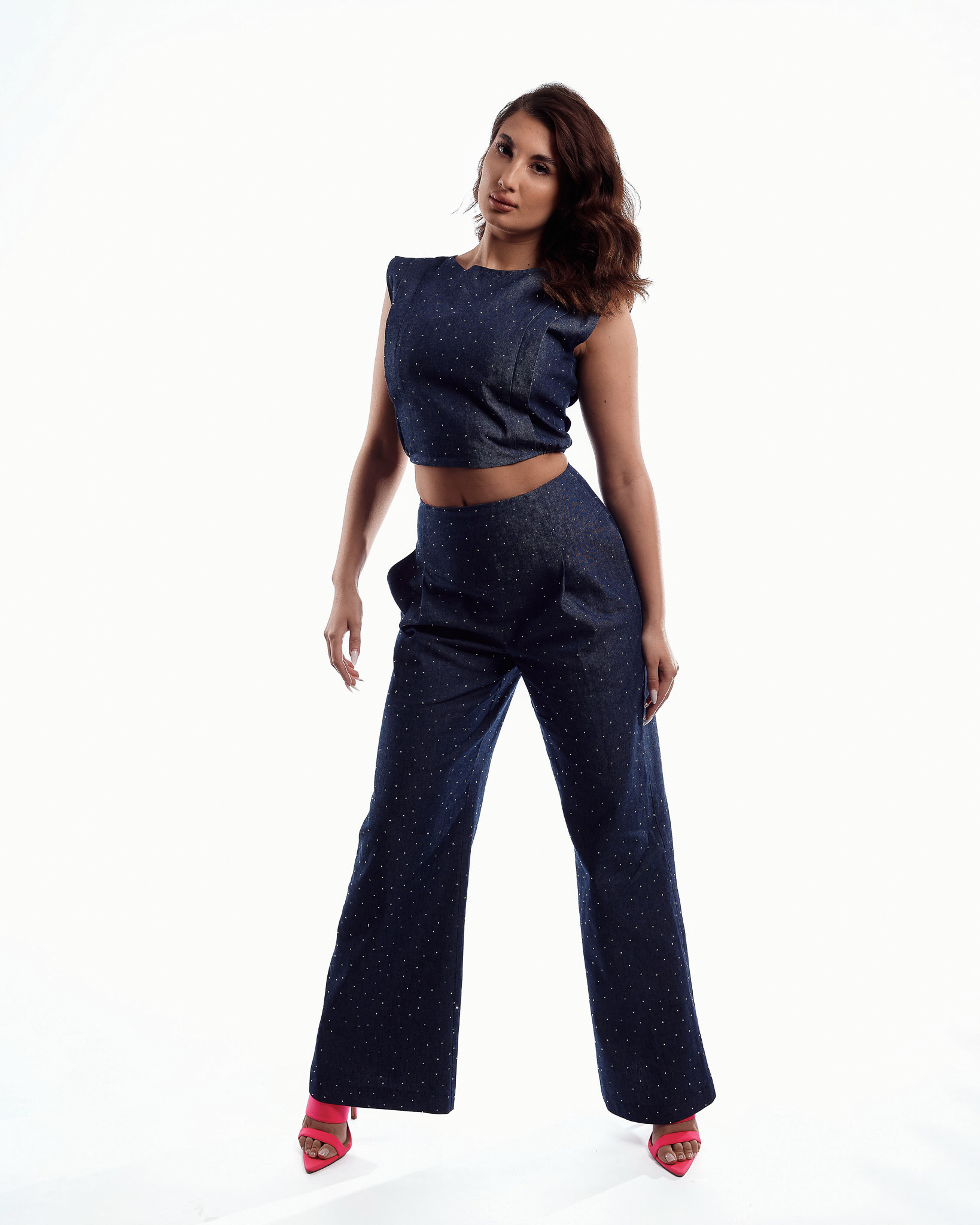 MRCY PANTALONI CELESTE NOIR